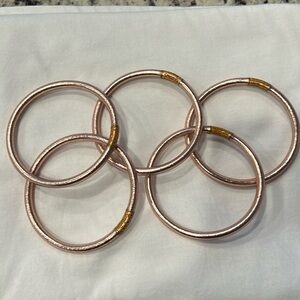 Budha Girl Champagne all weather bangles XL